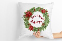 Welcome Santa, Christmas Wreath with Santa Product Image 7
