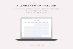 2028 Monthly Calendar Landscape, Printable, A4/Letter Size Product Image 7