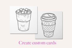 25 Coffee to go Procreate Stamps Product Image 5