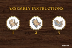 3D Santa Sleigh Laser Cut | Candy Dish | SVG Product Image 6