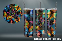 3D Tumbler Wrap| 3D Flowers Art Tumbler Sublimation Product Image 7