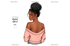 Black Woman Illustration | Boss Lady PNG Product Image 3