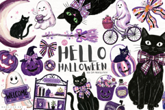 Cute Hello Halloween Clipart Product Image 1