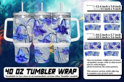 Elegant 3D Floral Tumbler Design Product Image 1