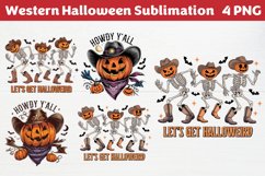 Western Halloween Sublimation PNG Product Image 1