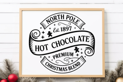 North Pole Hot Chocolate Svg | Christmas svg Product Image 1