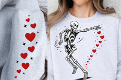 Valentines Day Skeleton PNG, Funny Valentine Day PNG, love Product Image 2