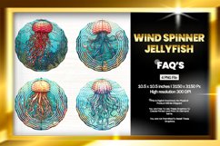 Jellyfish Wind Spinner Sublimation - 04 Variati Product Image 1