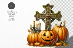 Halloween clipart, Pumpkins clipart, Autumn clipart Product Image 1