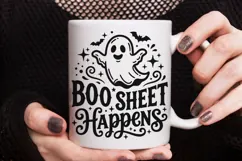 Boo Sheet Happens Svg, Funny Halloween Svg, Funny spooky Svg Product Image 8