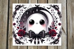 Funny ghost | Cute Halloween Skinny tumbler sublimation P2 Product Image 3