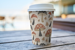 Scandinavian Mushroom Folk Art Paper Product Image 8