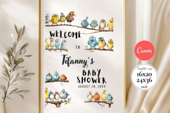 Baby Shower Welcome Sign Template 120 Product Image 2