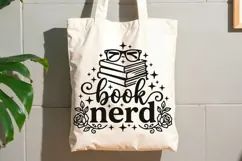 Book Nerd Svg, Book Lover Svg, Book Club Svg, Book Worm Svg. Product Image 8