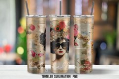 Vintage Tumbler Wrap Sublimation Design |Tumbler Wrap Product Image 3