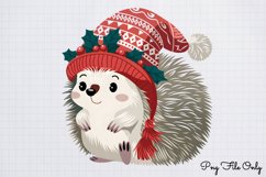 Woodland Christmas Watercolor Clipart PNG Product Image 1