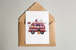 English gnomes on the bus, London, English bus, The Queen Product Image 4