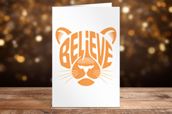 Believe Lion Faith Based Word Art Product Image 3