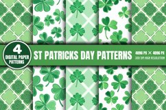 St Patricks Day Green Shamrock PNG Product Image 1