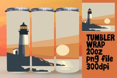 Minimalist Boho Tumbler Wrap - Simple 20oz Product Image 1