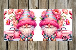 Spring gnome &amp; pions | flowers Mug Sublimation design bundle Product Image 7