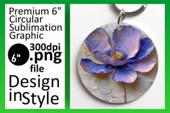 Vibrant Spring Flowers: 3D Round Designs PNG Product Image 1