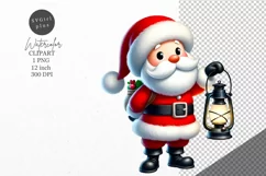 Christmas clipart, Santa clipart, Winter clipart, Product Image 1