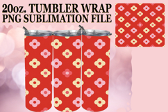 Cheerful Reflections 20oz tumbler wrap, Valentine's Pattern Product Image 1