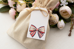 Vintage Retro Coquette Bow Clipart, vintage retro coquette Product Image 6