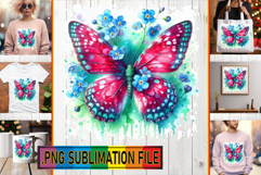 ENCHANTED TSHIRT Designs PNG, Butterfly Product Image 1