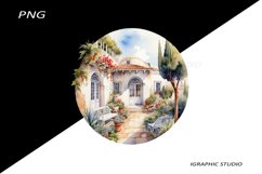 Greece summer clipart, Mediterranean Food Clipart, Product Image 1