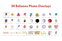 30 Air Balloons Photo Overlays Product Image 7