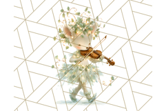 Winter Animal Masquerade Clipart PNG Woodland Animals Product Image 3