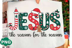 Retro Jesus Christmas Reason for the PNG Product Image 1