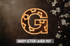 Daisy ABC Laser Cut Alphabet Design Product Image 7