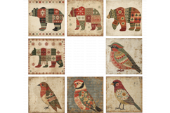 Rustic Holiday Clipart Bundle - Primitive Christmas Product Image 7