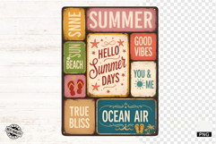 Summer Signs Png Sublimation - Summer Beach Png Product Image 1