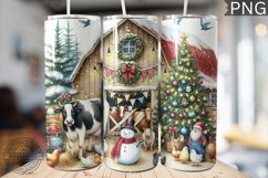 Farm Animals Tumbler Wrap - Christmas Tumbler Design Product Image 1