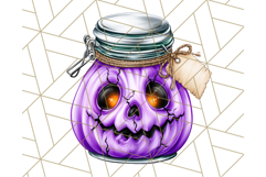 Halloween Monster Clipart PNG, Monsters in Jars, Spooky Png Product Image 3