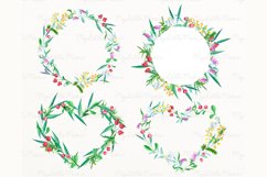 Watercolor wedding frame clipart #w171 Product Image 13