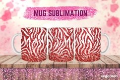 Pink Leopard Mug Sublimation | PNG Bundle | Valentines day Product Image 5