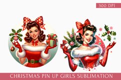 Funny Christmas Pin Up Girls Sublimation Bundle Product Image 4