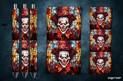 Halloween Monsters Pen Wrap | Stained Glass Sublimation Product Image 8