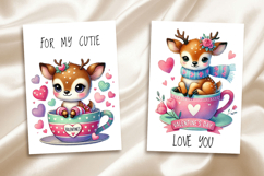 Valentine's day Card. Printable cards Product Image 2