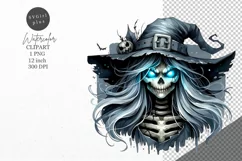 Halloween clipart, Witch clipart, Autumn clipart Product Image 1