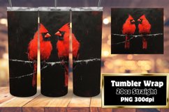 Stylish Bird Print Tumbler - 20oz Product Image 1