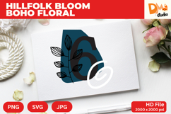 Hillfolk Bloom Boho Floral Monogram Product Image 1