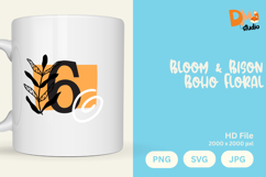 Bloom &amp; Bison Boho Floral Monogram Product Image 1