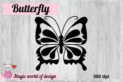 Butterflies svg Silhouette Cut files for Cricut Product Image 2