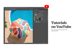 Summer Beach Umbrella Mockup Product Image 7